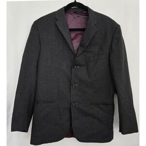 Vintage Alexandre London Blazer Jacket Mens 36R Gray Made in England MILIUM